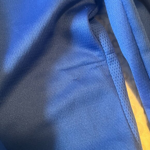 Men's Nike Dri Fit Full Zip Warm Up Shirt/Jacket- Sz Large- Electric Blue Color - Picture 7 of 7